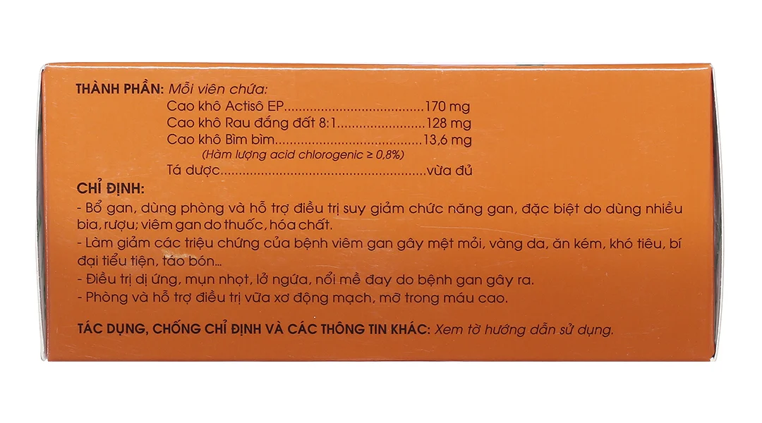 Giải độc Gan Boganic Forte điều trị các bệnh lý về Gan,mỡ máu