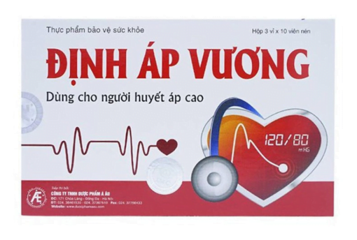 Định Áp Vương 30 viên- Giúp ổn định huyết áp cho người huyết áp cao