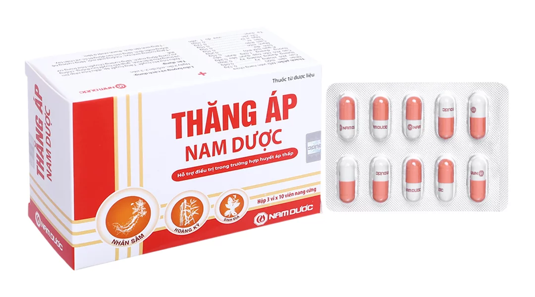 THĂNG ÁP NAM DƯỢC 30 viên- Dùng cho người huyết áp thấp