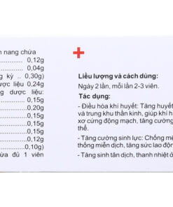 THĂNG ÁP NAM DƯỢC 30 viên- Dùng cho người huyết áp thấp