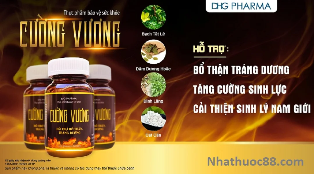 Cường Vương 30 viên- Hỗ trợ tăng cường sinh lực nam bổ thận tráng dương