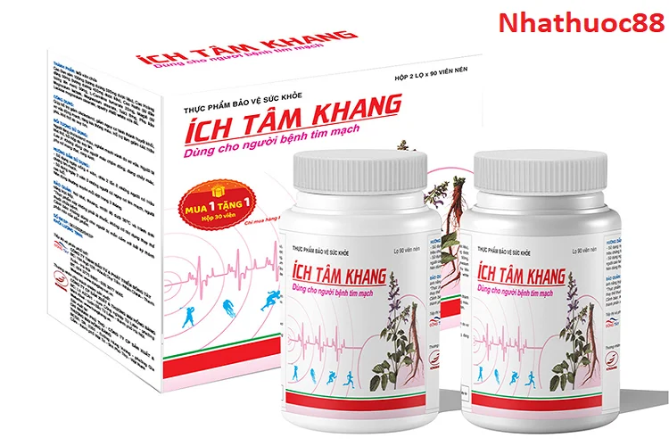 ÍCH TÂM KHANG 180 viên- Tăng cường sức khỏe cho Tim