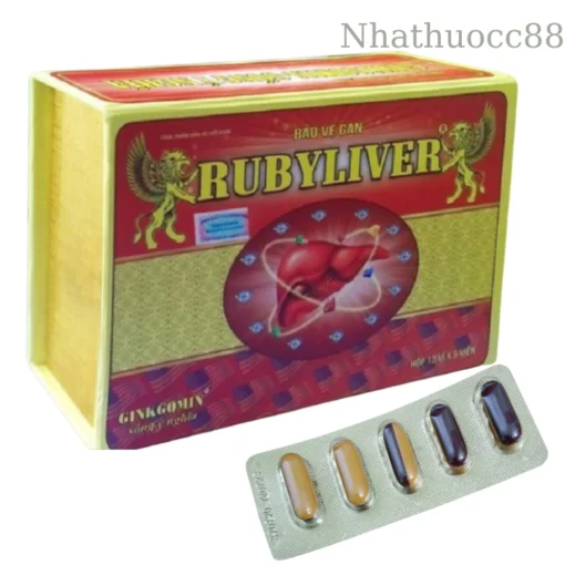 TPCN Bảo Vệ Gan Rubyliver giúp giải độc gan,người bị viêm gan cấp