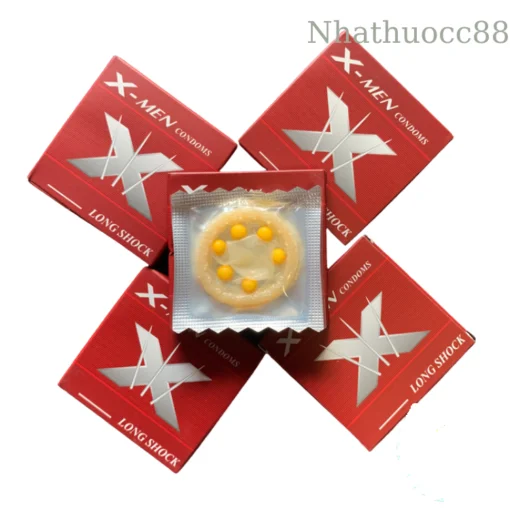 Bao cao su X-Men Condoms 6 bi tăng khoái cảm cho nữ