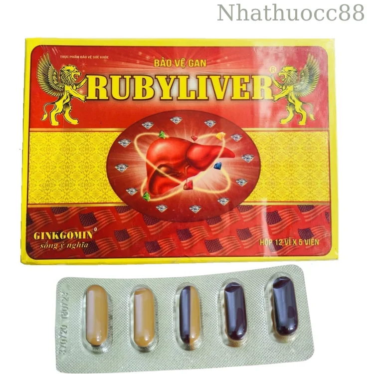 TPCN Bảo Vệ Gan Rubyliver giúp giải độc gan,người bị viêm gan cấp