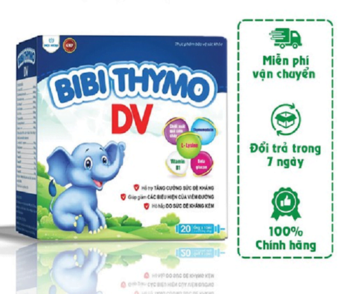 Bibi Thymo DV-TPBVSK dành cho những người hay bị cúm mùa,cúm do virus