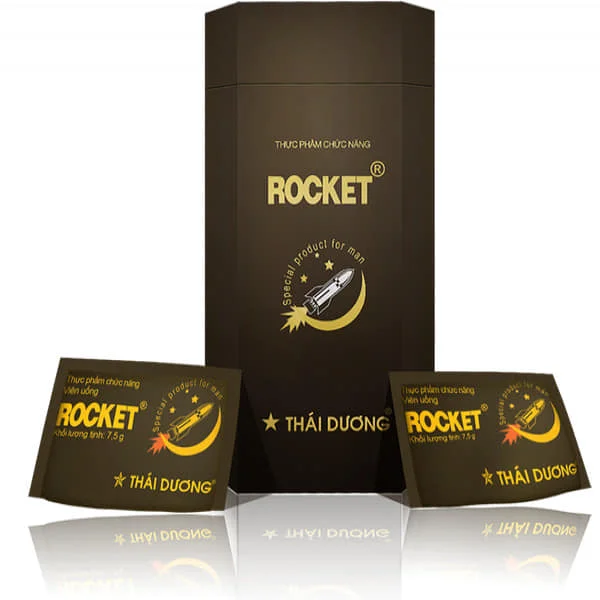Rocket Hỗ trợ bổ thận tráng dương, mạnh gân cốt (6 viên- 30 gói)
