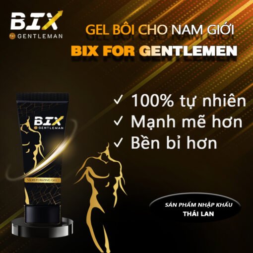 Gel Bôi Tăng Cường Sinh Lý Cho Nam Bix Gentleman Tuýt 30ml