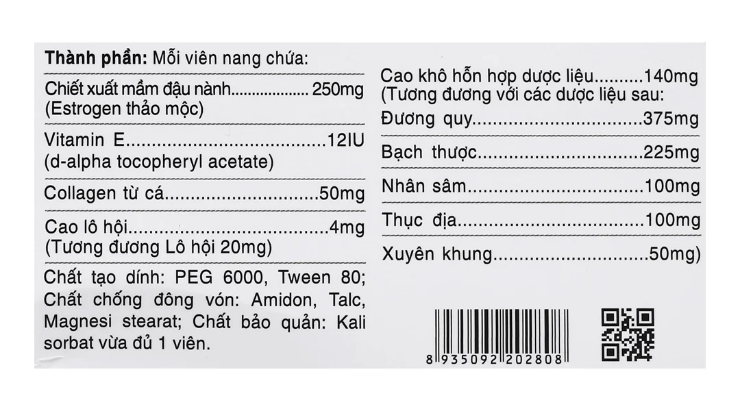 Viên Uống Bảo Xuân Gold 30-50 Tuổi- Cân bằng nội tiết tố Nữ