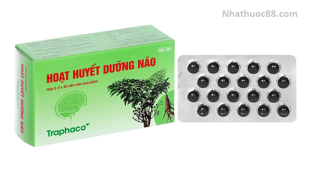 Hoạt hết dưỡng não hộp 100 viên