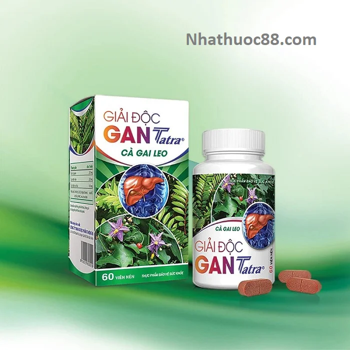 Giải độc gan Cà Gai Leo lọ 60 viên Tatra