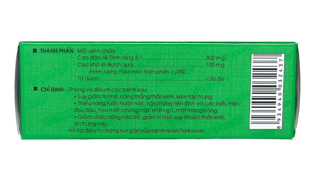 Thuốc Bổ não,dưỡng não Cebraton hộp 50 viên