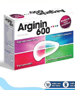 Giải độc Gan Arginin 600 hộp 60 viên