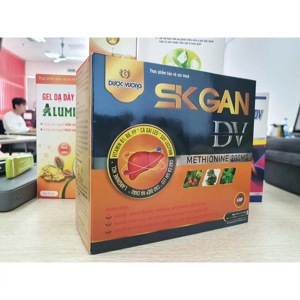 Thực phẩm bảo vệ sức khỏe SK GAN DV hộp 60 viên