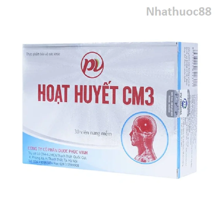 Hoạt Huyết CM3 Phúc Vinh Bổ não lưu thông máu