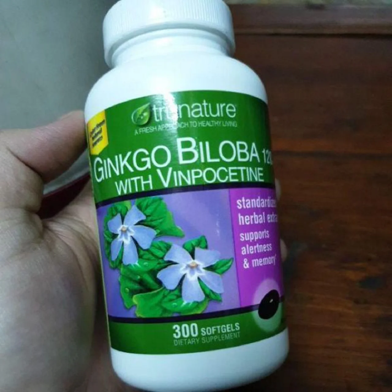 Bổ não Trunature Ginkgo Biloba Mỹ lọ 340 viên