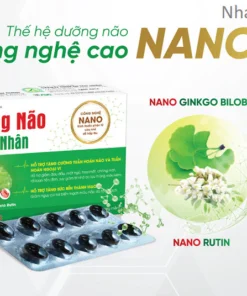 DƯỠNG NÃO ÍCH NHÂN hộp 20 viên hỗ trợ điều trị Hoa mắt chóng mặt