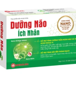 DƯỠNG NÃO ÍCH NHÂN hộp 20 viên hỗ trợ điều trị Hoa mắt chóng mặt