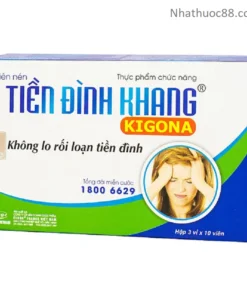 Viên uống Tiền Đình Khang Kigona giảm nhanh rối loạn tiền đình hộp 30 viên