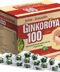 Viên uống bổ não GinkoRoyal 100 Gold giúp hoạt huyết, dưỡng não, tăng trí nhớ