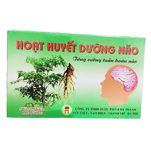 Hoạt huyết dưỡng não Hà Thành (100 viên)