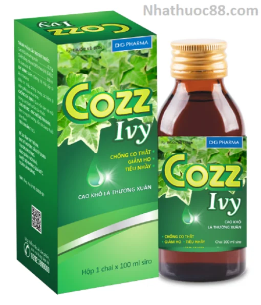 Thuốc Cozz Ivy lọ 100ml giảm ho, tiêu đờm,chống co thắt