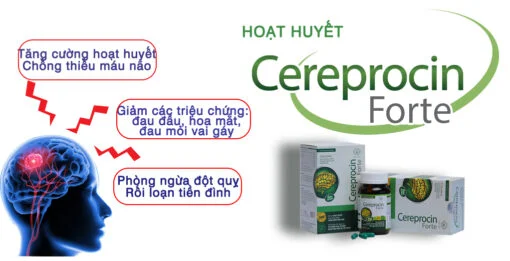 Bổ não CEREPROCIN lọ 30 viên