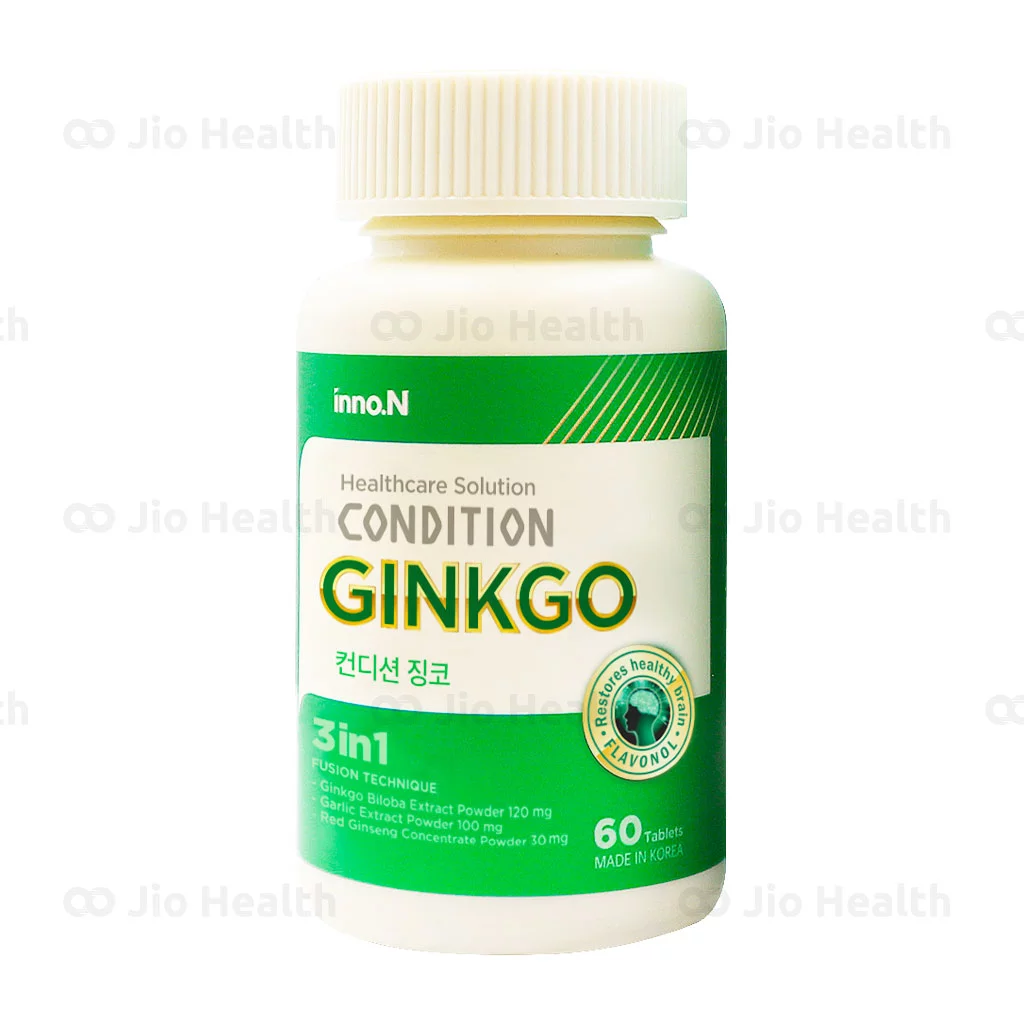 Bổ não Condition Ginkgo hỗ trợ tuần hoàn não, lưu thông máu lọ 60 viên