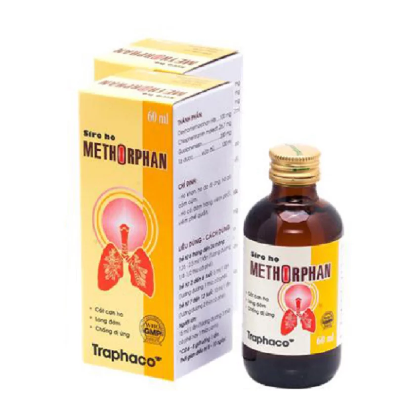 Siro giảm ho Methorphan Bee hộp 1 chai 100ml