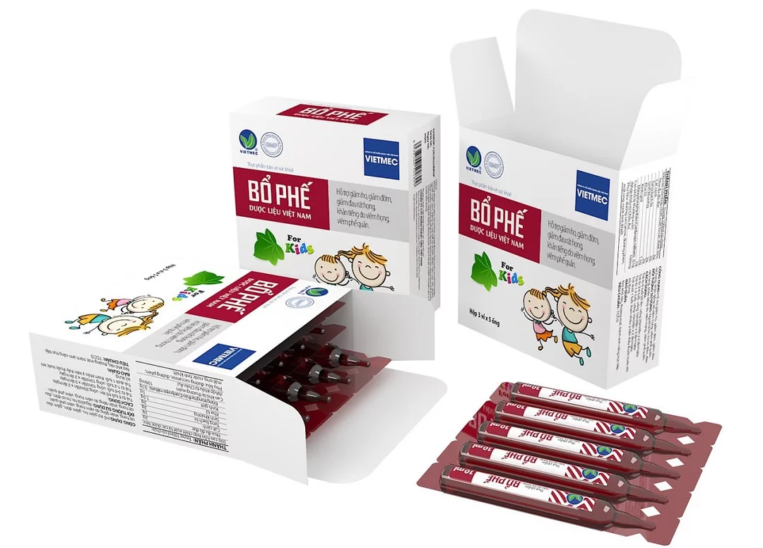 Siro ho BỔ PHẾ Dược Liệu Việt Nam,bổ phổi ,giảm ho lọ 125ml