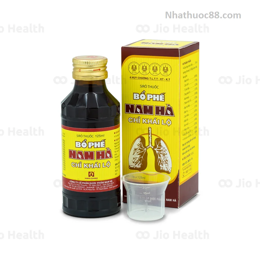 Siro ho Bổ Phế Nam Hà Chỉ Khái Lộ lọ 125ml