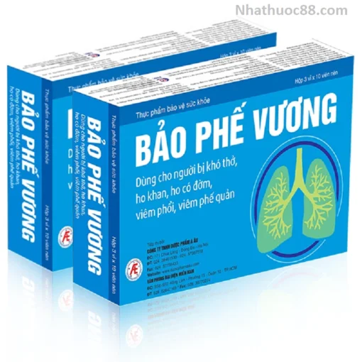 Viên uống Bảo Phế Vương Á Âu giảm đờm,giảm ho,khó thở (30 viên)