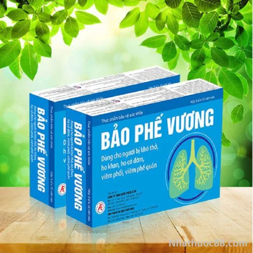 Viên uống Bảo Phế Vương Á Âu giảm đờm,giảm ho,khó thở (30 viên)