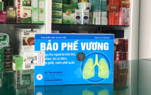 Viên uống Bảo Phế Vương Á Âu giảm đờm,giảm ho,khó thở (30 viên)