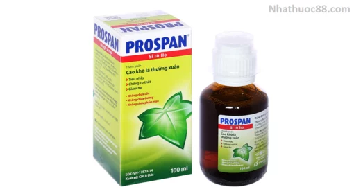 Siro ho Prospan thuốc trị ho, viêm phế quản chai 100ml