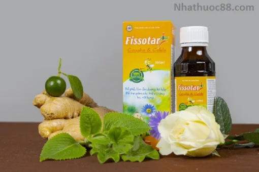 Siro ho Fissotar F bổ phế, giảm ho lọ 100ml