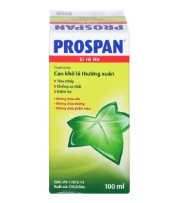 Siro ho Prospan thuốc trị ho, viêm phế quản chai 100ml