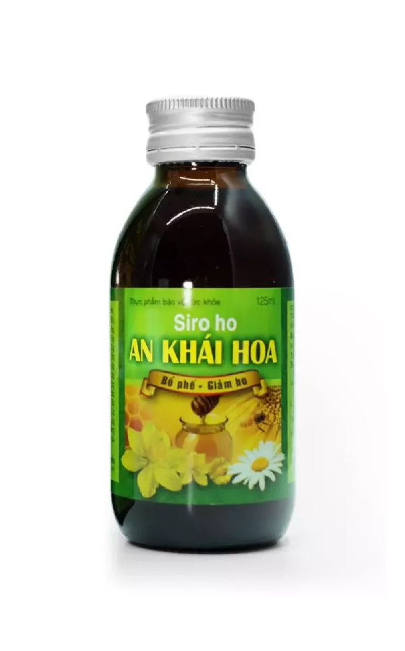 TPBVSK Siro ho An Khái Hoa ,bổ phế,giảm ho,loãng đờm lọ 125ml