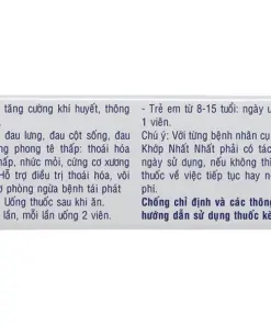 Xương Khớp Nhất Nhất – Công dụng, cách dùng và giá bán