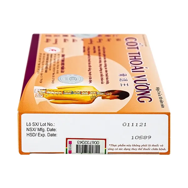 Viên uống Cốt Thoái Vương Á Âu giảm đau xương khớp,viêm khớp (30 viên)