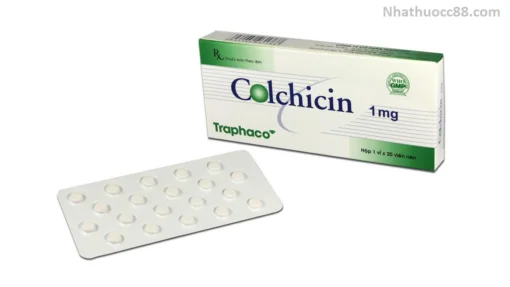 Thuốc điều trị Gút Colchicin hộp 20viên