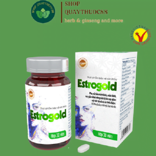Viên uống Estrogold thảo dược (30 viên) bổ sung nội tiết tố nữ
