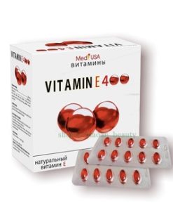 Vitamin E đỏ 400mcg Nga