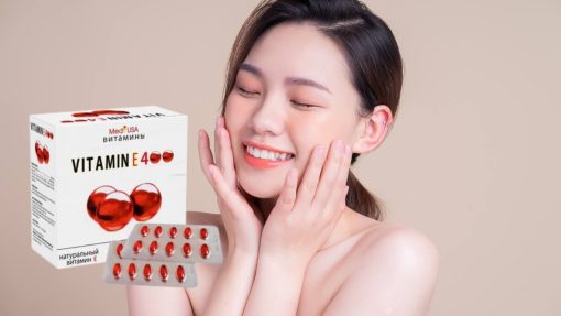 Vitamin E đỏ 400mcg Nga