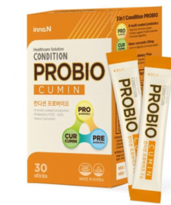 Men tiêu hóa Inno.N Condition Probio Cumin (30 gói) giúp giảm nhanh các triệu chứng tiêu chảy, táo bón