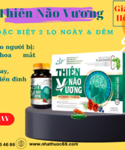 Viên uống Thiên Não Vương (60 viên)- giảm nhanh các triệu chứng đau đầu,chóng mặt,tê bì chân tay,mất ngủ kinh niên…