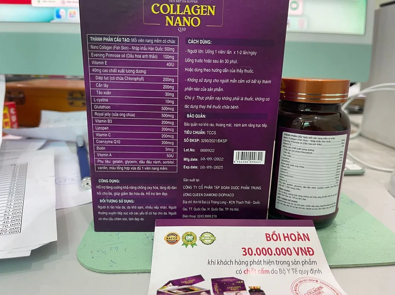 Viên uống đẹp da Supper Collagen Nano Q10 (60 viên)