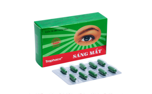 Viên uống Sáng Mắt Traphaco (100 viên) làm sáng mắt, điều trị các bệnh về mắt như mờ mắt, nhức mắt, khô mắt