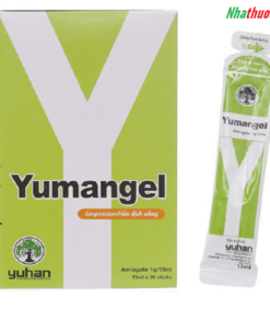 Hỗn dịch uống Yumangel (20 gói) giúp kháng acid, cải thiện loét dạ dày, trào ngược thực quản