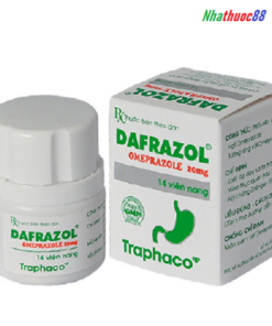 Thuốc đau dạ dày Dafrazol Omeprazole (14 viên) điều trị và dự phòng tái phát loét dạ dày, loét tá tràng